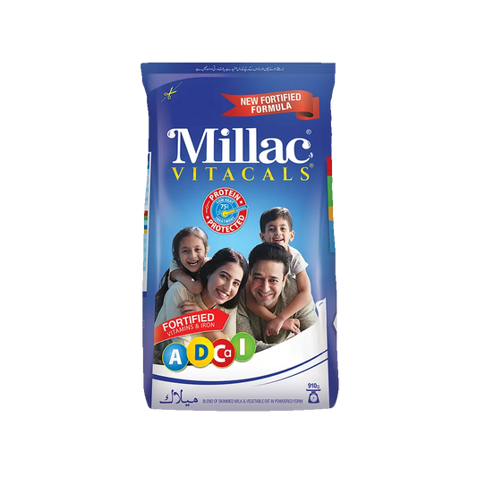 Millac Powder Milk Pouch 910 gm