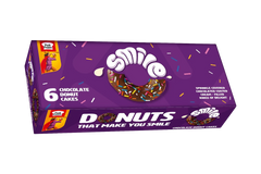 Peek Freans Smile Chocolate Donut Cake - 6 Piece Pack