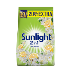 Sunlight Lemon & Orange Washing Powder Pouch 340g