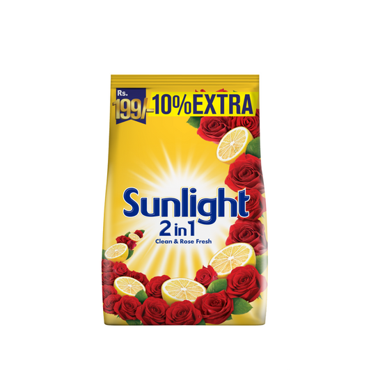 Sunlight Lemon & Rose Washing Powder Pouch 700g