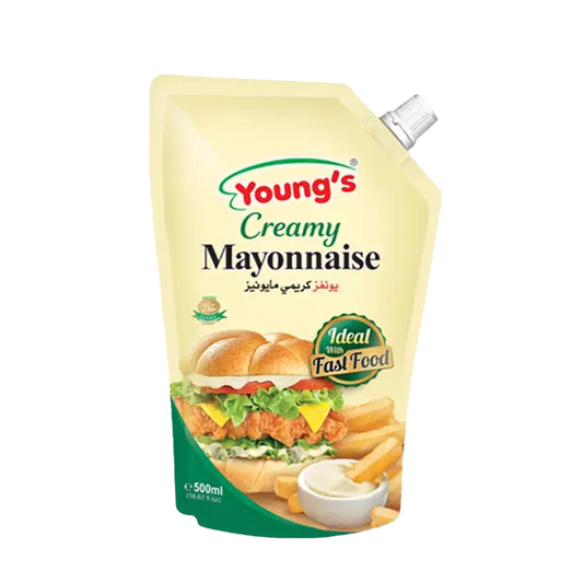 Youngs Creamy Mayonnaise Pouch 500ml
