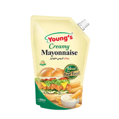 Youngs Creamy Mayonnaise Pouch 500ml