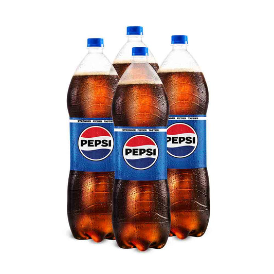 Pepsi Soft Drink  Bottles 2.25 Litre 4-Pcs Case