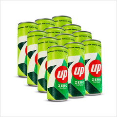 7up Soft Drink Sugar Free Can 250ml 12-Pcs Case