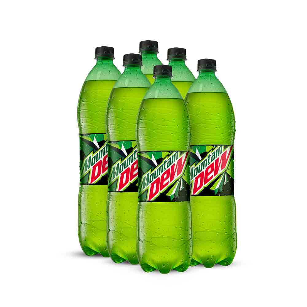 Mountain Dew Soft Drink 1.5-Litre Bottle 6-Pcs Case