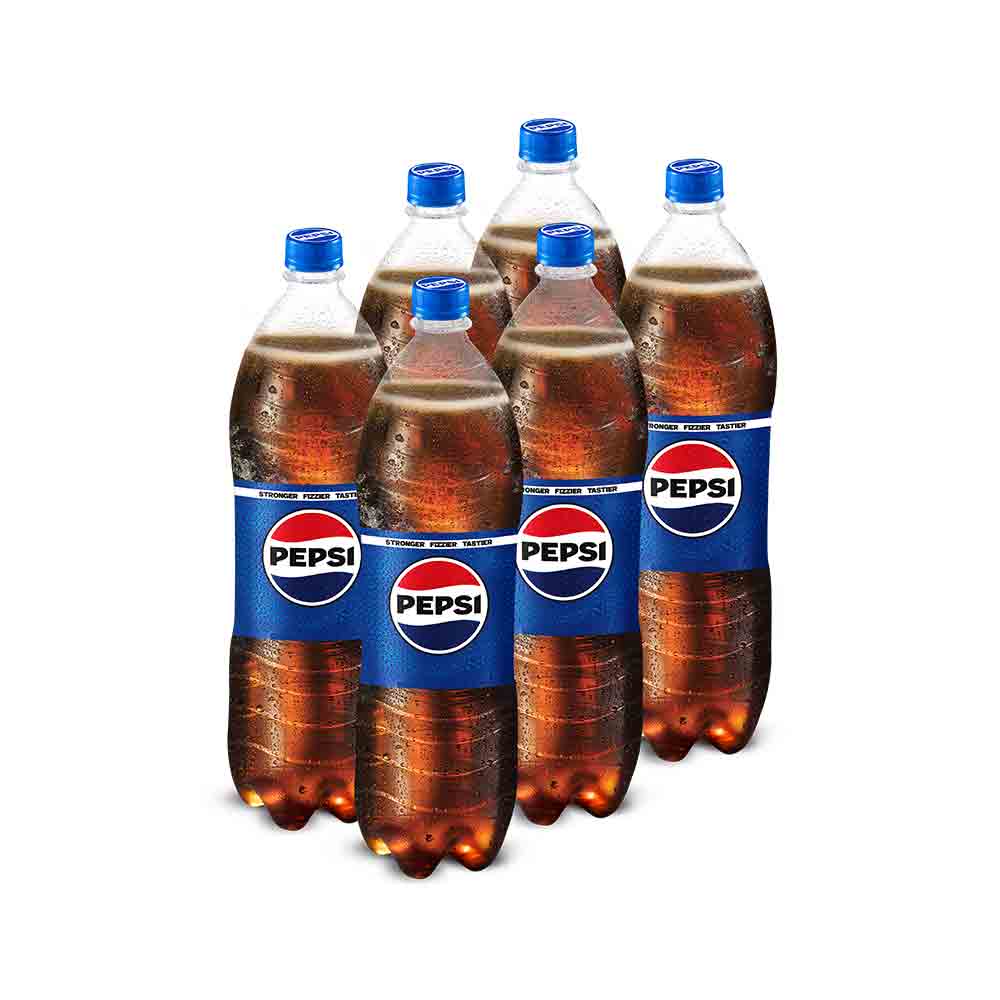 Pepsi Soft Drink 1-Litre Bottle 6-Pcs Case