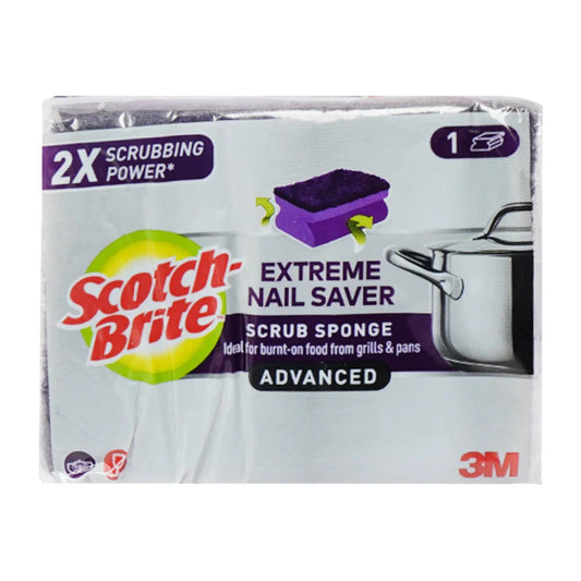 Scotch-Brite Nail Saver Scrub Sponge 1pcs