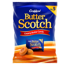 Candyland Butter Scotch Creamy Butter Candy Pouch 25 Pcs