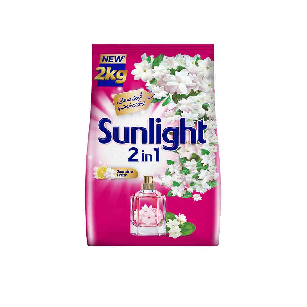 Sunlight 2in1 Washing Powder Pink  2KG (Clean & Jasmine Fresh)