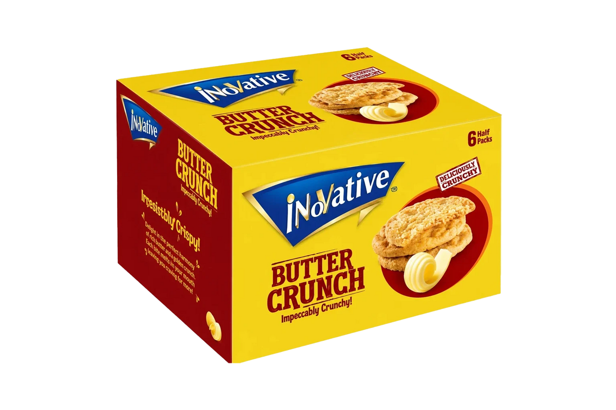 Inovative Butter Crunch Biscuits Haf Roll Pack 6 Pcs