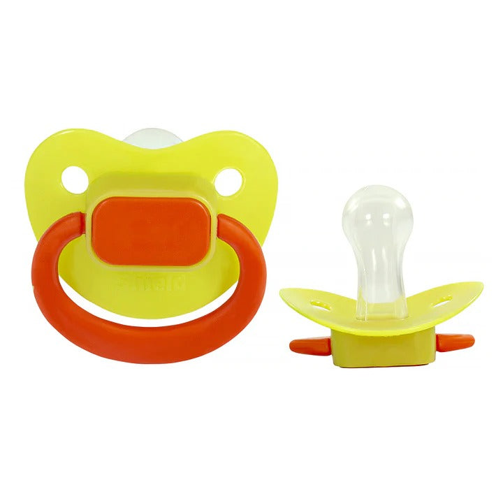 Shield Classic Soother with Care Cover Yellow