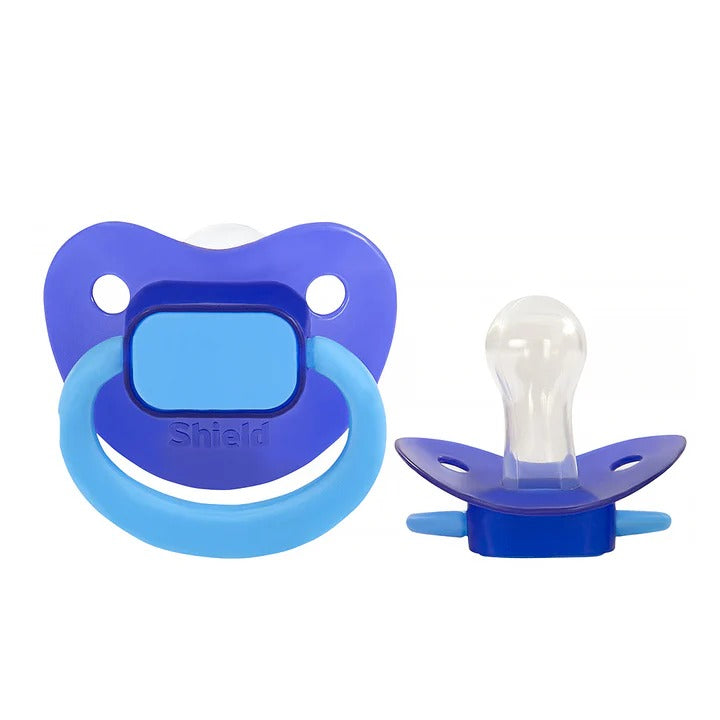 Shield Classic Soother with Care Cover Blue