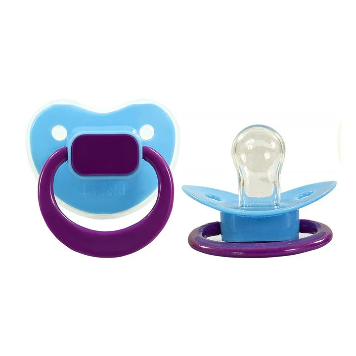 Shield Orthodontic Soother with Care Cover Blue