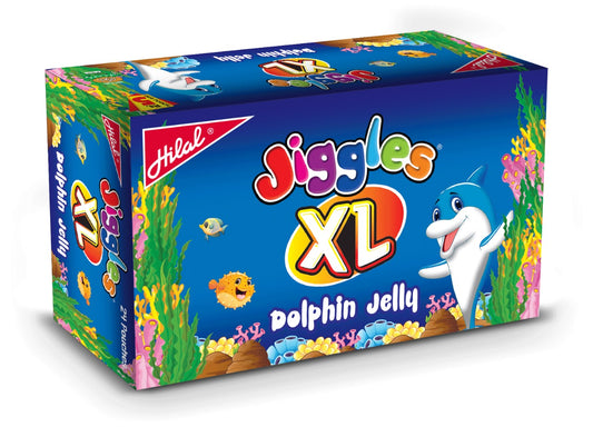 Hilal Jiggles Dolphin XL Jelly (24 Pcs)