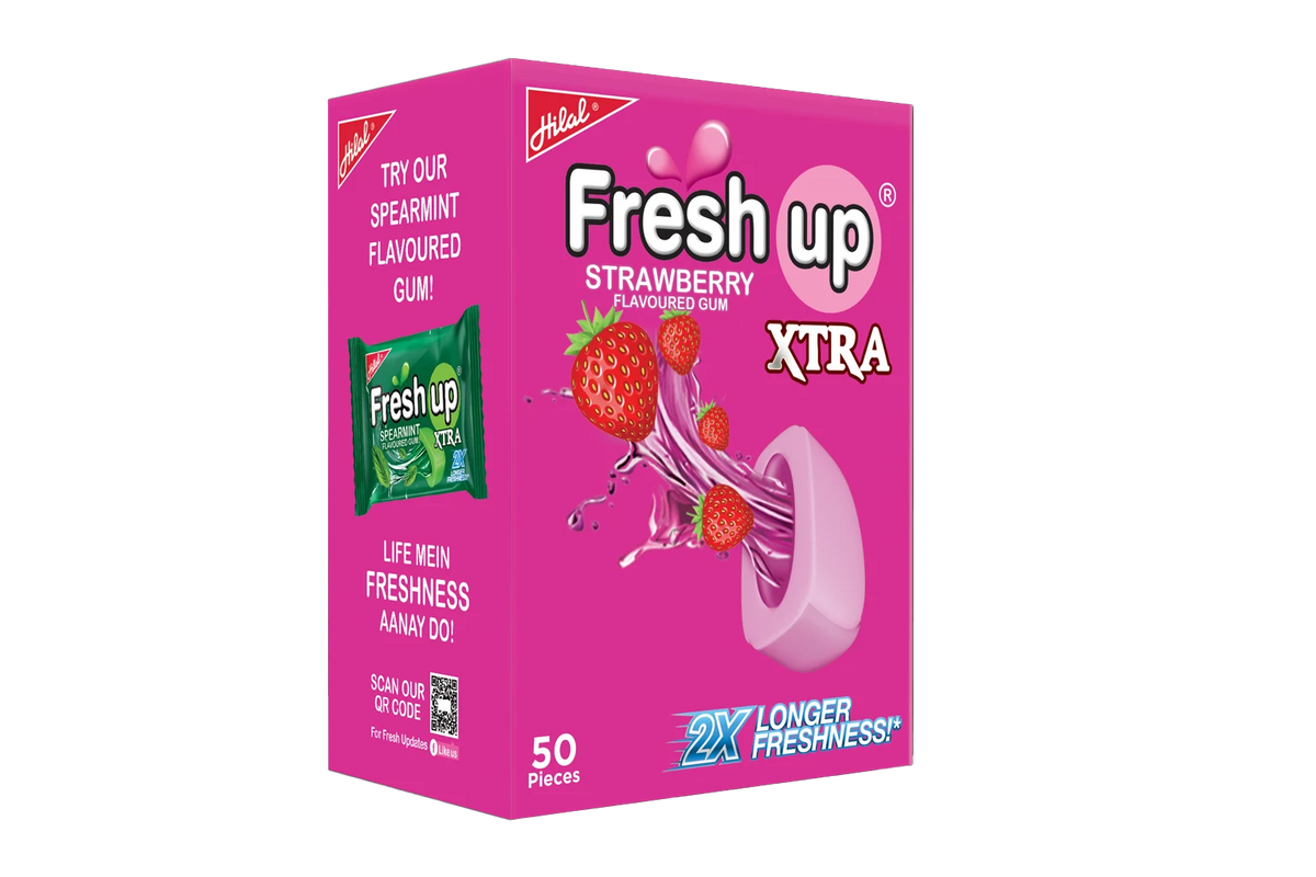 Hilal Fresh Up Strawberry (Box) 50Pcs