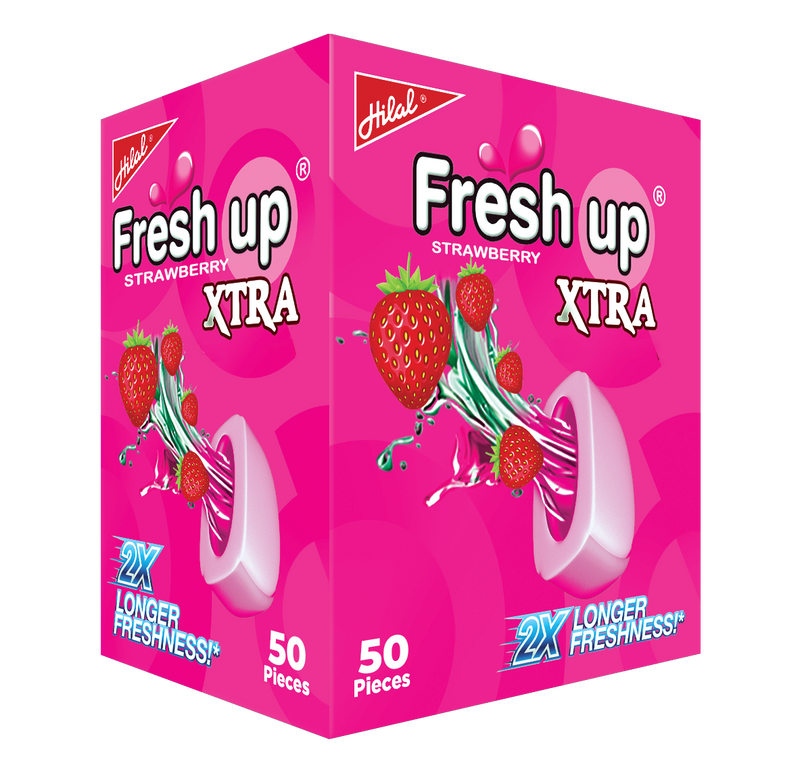 Hilal Fresh Up Strawberry (Box) 50Pcs