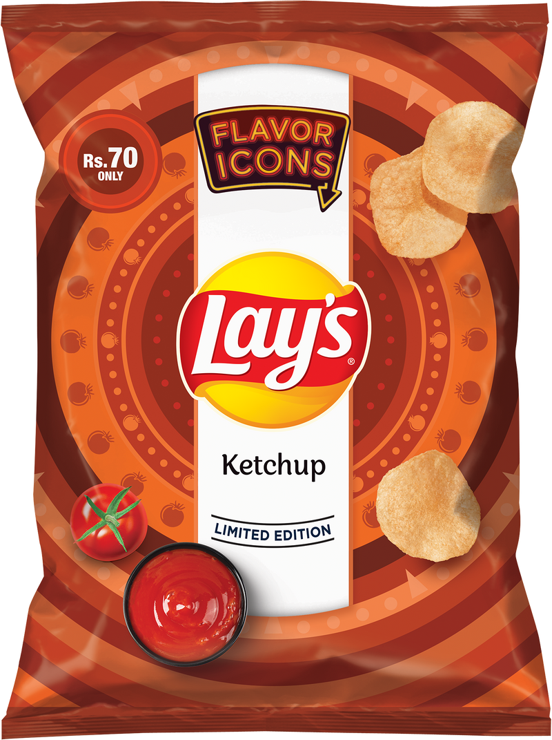Lays ketchup Chips Rs 70