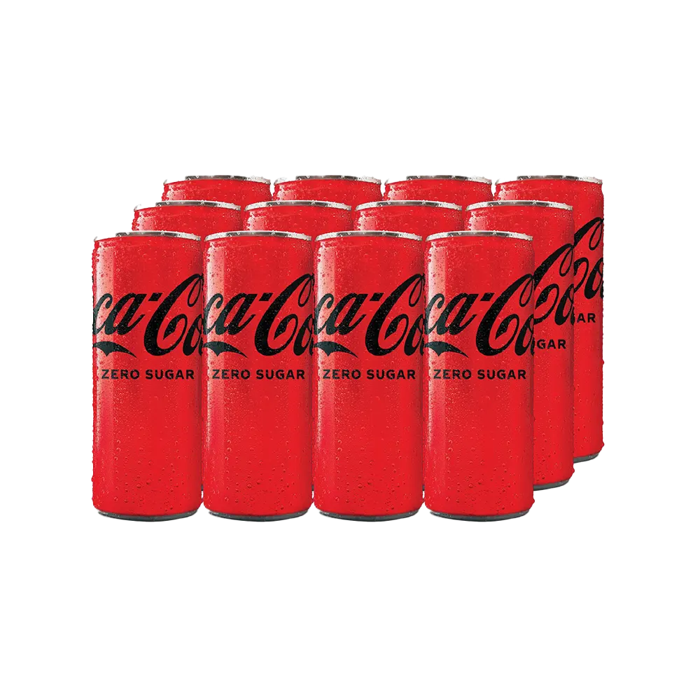 Coca Cola Zero Can 250 ml 12-Pcs Case
