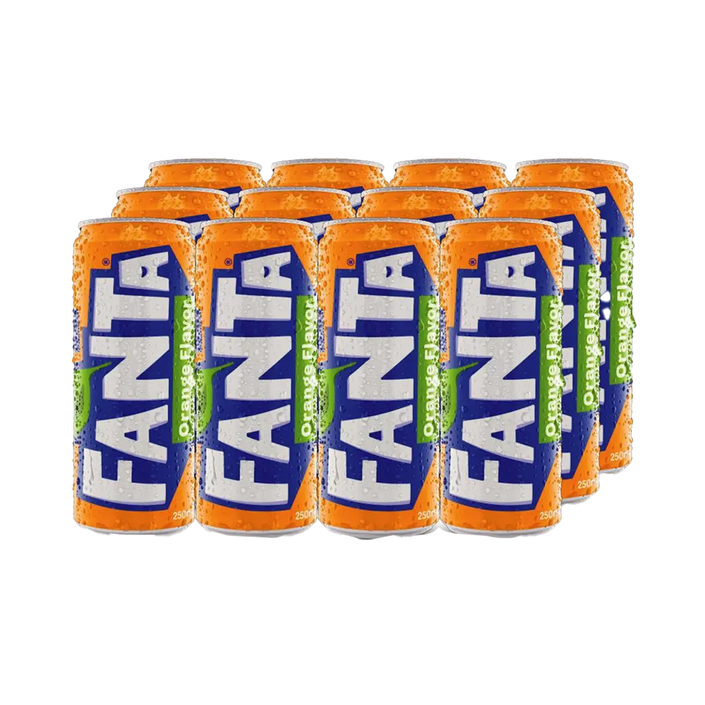 Fanta Slim Can 250 ml 12-Pcs Case