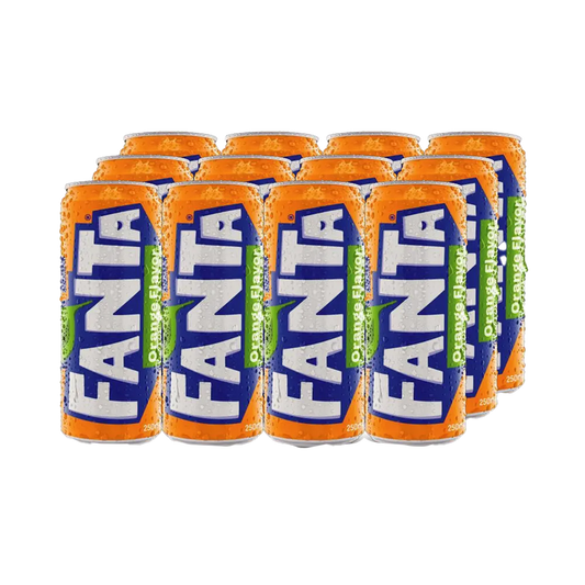 Fanta Slim Can 250 ml 12-Pcs Case