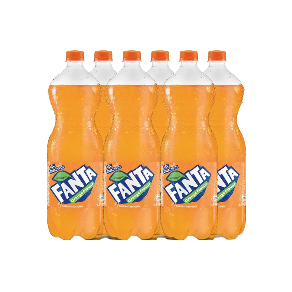 Fanta Pet Bottles 1.5 Litre 6-Pcs Case