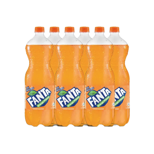 Fanta Pet Bottles 1.5 Litre 6-Pcs Case