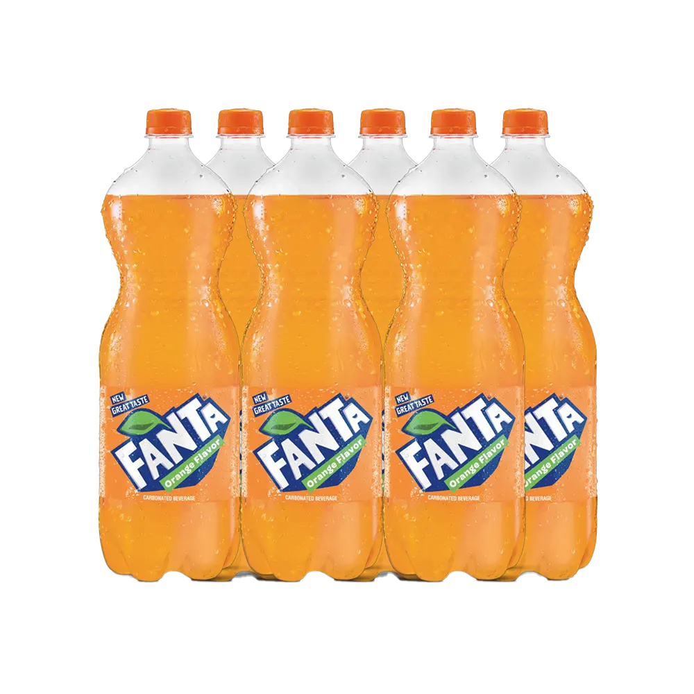 Fanta Orange Pet Bottles 2.25 Litre 6-Pcs Case