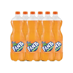 Fanta Orange Pet Bottles 2.25 Litre 6-Pcs Case