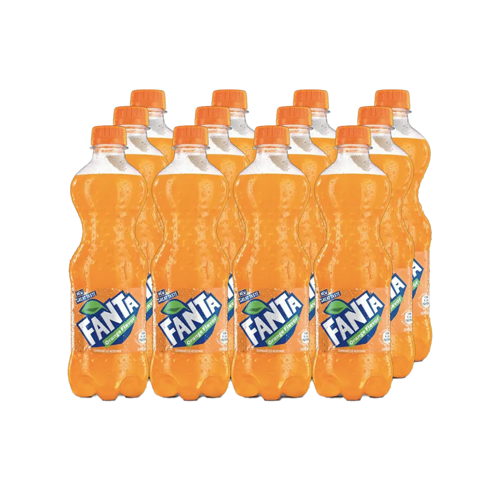 Fanta Pet Bottle 500ml 12-Pcs Case