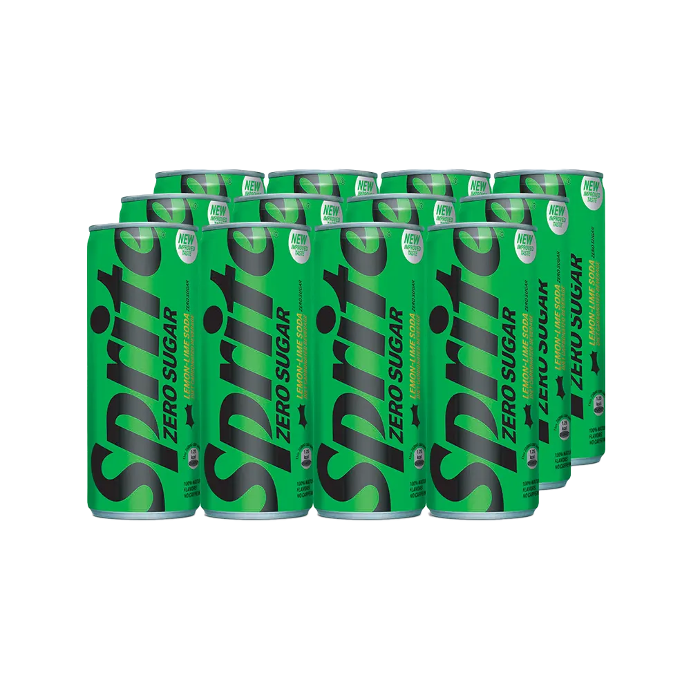 Sprite Zero Slim Can 250 ml 12-Pcs Case