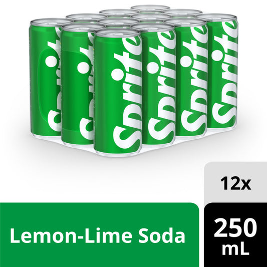 Sprite Can 250 ml 12-Pcs Case