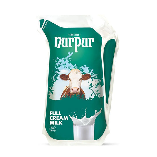 Nurpur Full Cream Milk  Pouch 250ml