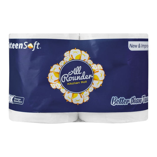 Sateen Soft All Rounder, Twin Kitchen Roll, 2-Pack