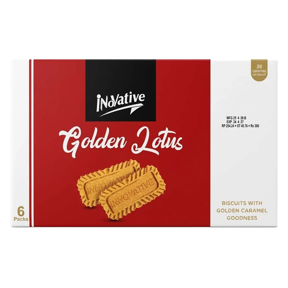 Inovative Golden Lotus Biscuits