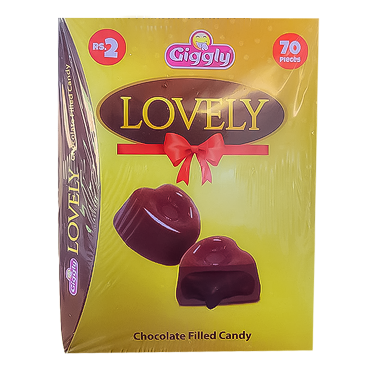 Giggly Lovely Chocolate Filled Candy 70pcs