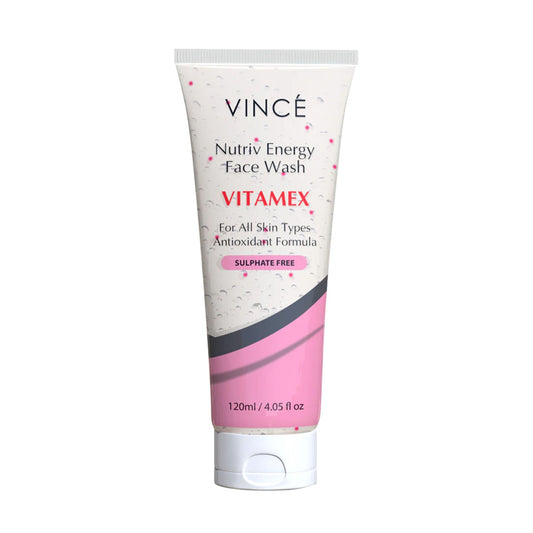 Vince Vitamix Nutriv Energy Face Wash, For All Skin Types, 120ml