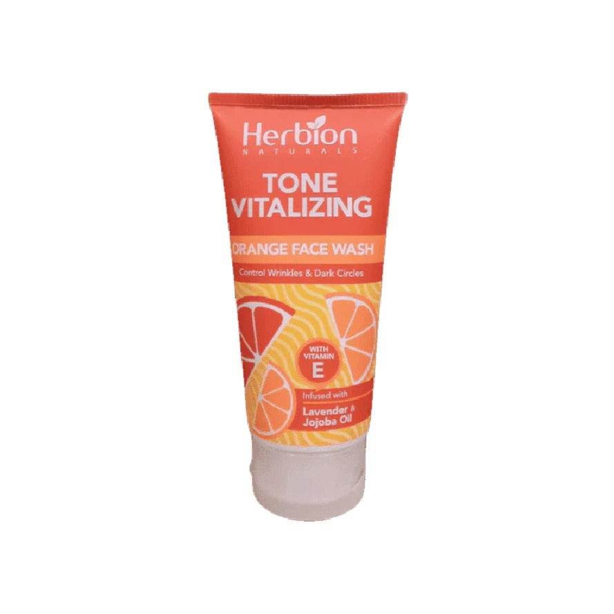 Herbion Naturals Tone Vitalizing Orange Face Wash, 100ml