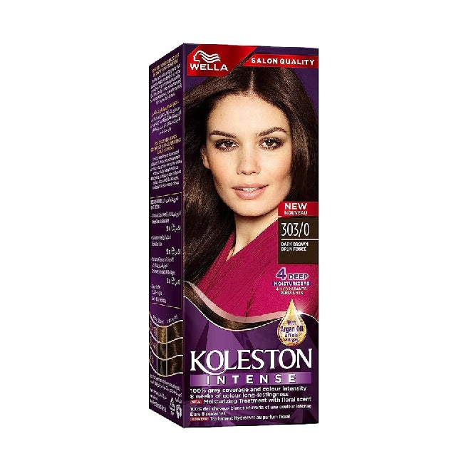 Wella Koleston Intense Hair Color, 303/0 Dark Brown