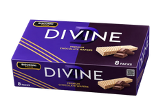 Bisconni Divine Premium Chocolate Waffers 8pcs Box