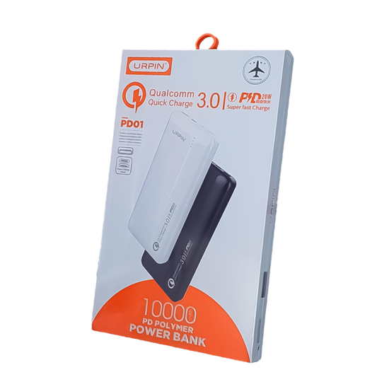 Urpin PD01 10000mAh PD Polymer Power Bank