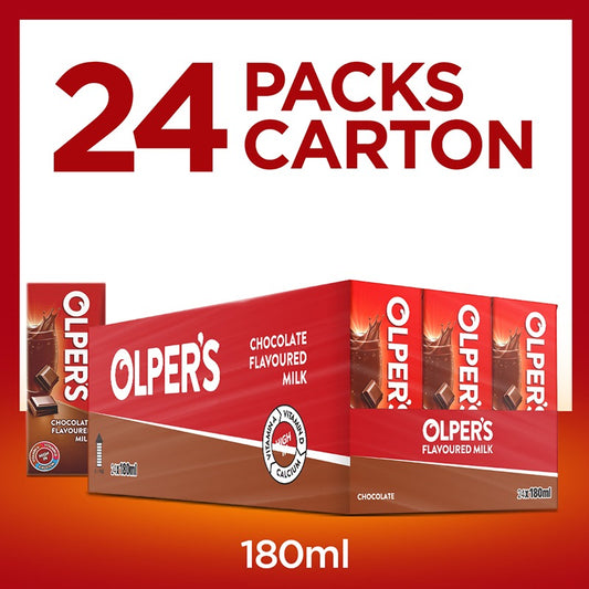 Olpers Chocolate Flavoured Milk 180ml 24 Packs Carton