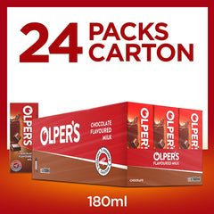 Olpers Chocolate Flavoured Milk 180ml 24 Packs Carton