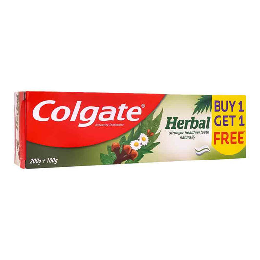 Colgate Herbal Mint Tooth Paste, Buy 1 Get 1 Free, 200g + 100g