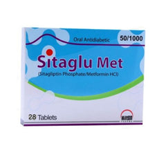 SITAGLU MET 50MG+1000MG TABLETS 7S