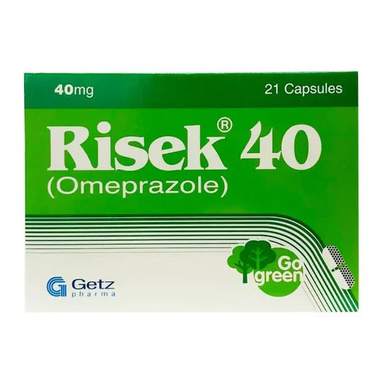 RISEK 40MG CAP 21S