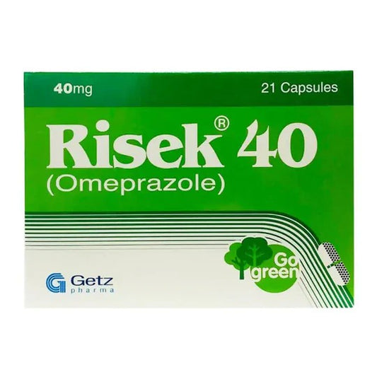 RISEK 40MG CAP 21S
