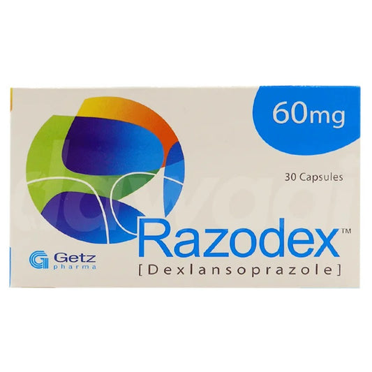 RAZODEX 60MG CAP