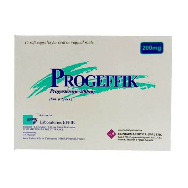 PROGEFFIK 200MG CAP 15S