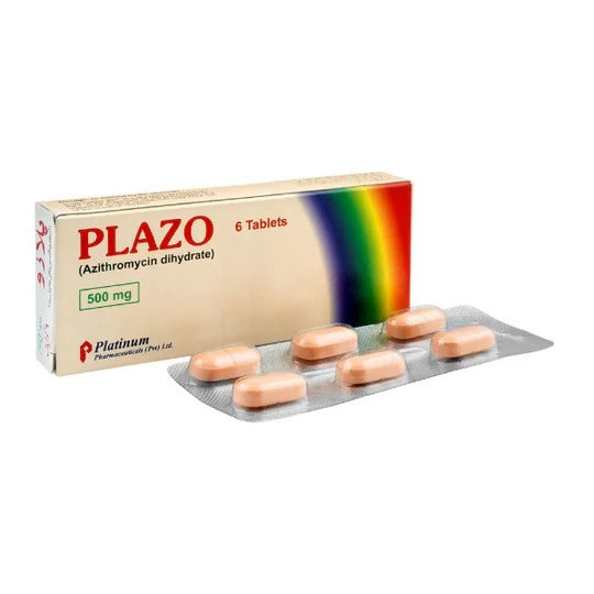 PLAZO 500MG TAB 6S
