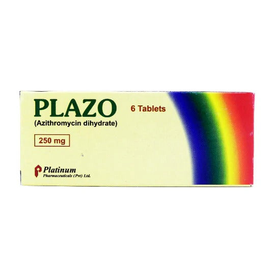 PLAZO 250MG TAB 6S